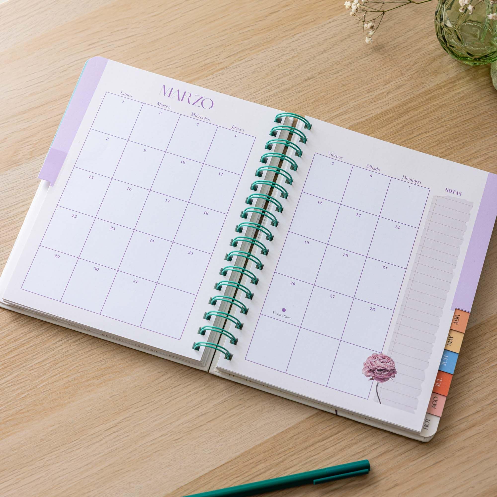 Agenda escolar semanal 2026-2027 Defreds (TANTANFAN)