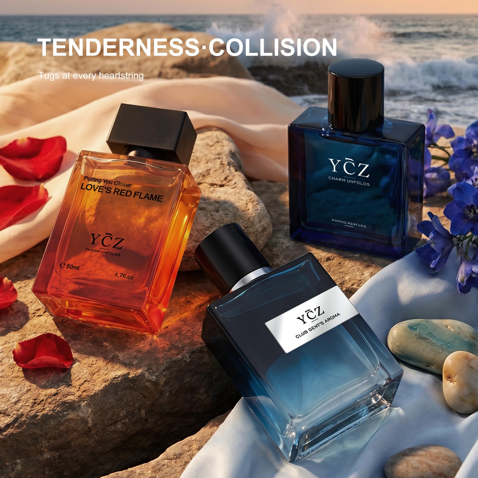 Ycz Men's Fragrance Gift Set - 3 Perfumes -2