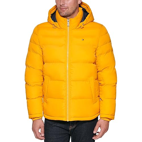 Tommy Hilfiger Men's Down Alternative Hooded Puffer Jacket (Standard and Big & Tall)