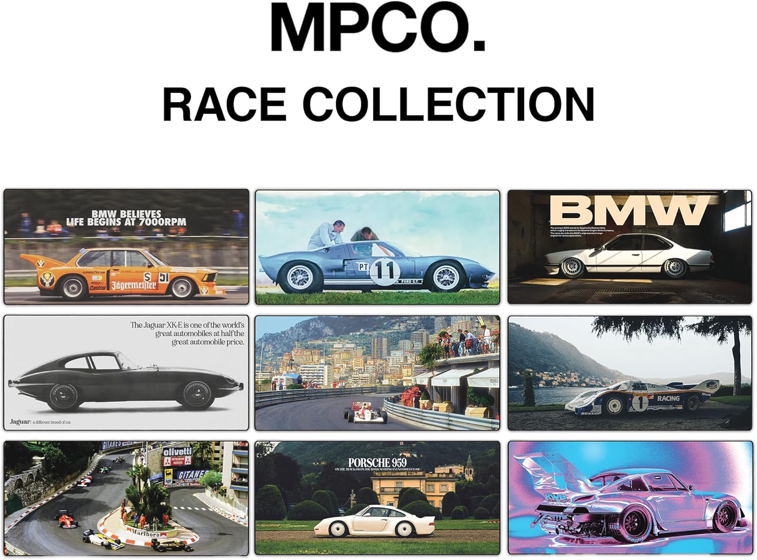 MPCO. Racing Series Large Gaming Mouse Pad -36" x 17" Aeroglyde Fabric Hungarian GP, 91 Gaming Desk Mats - Non-Slip, Washable, Mat for Computer Desk, Smooth Glide for Precision Gaming & Work