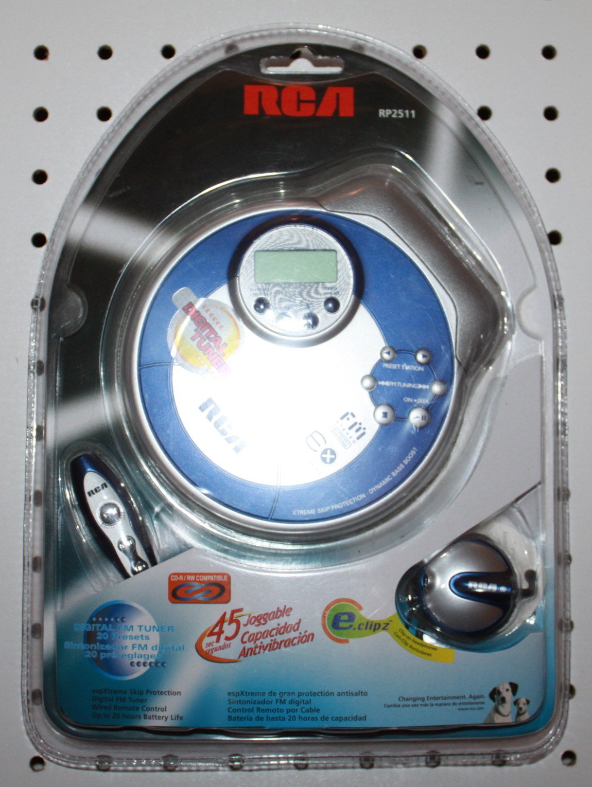 Amazon.com: RCA RP2511 Personal CD Player Anti Skip Joggable CDR/W