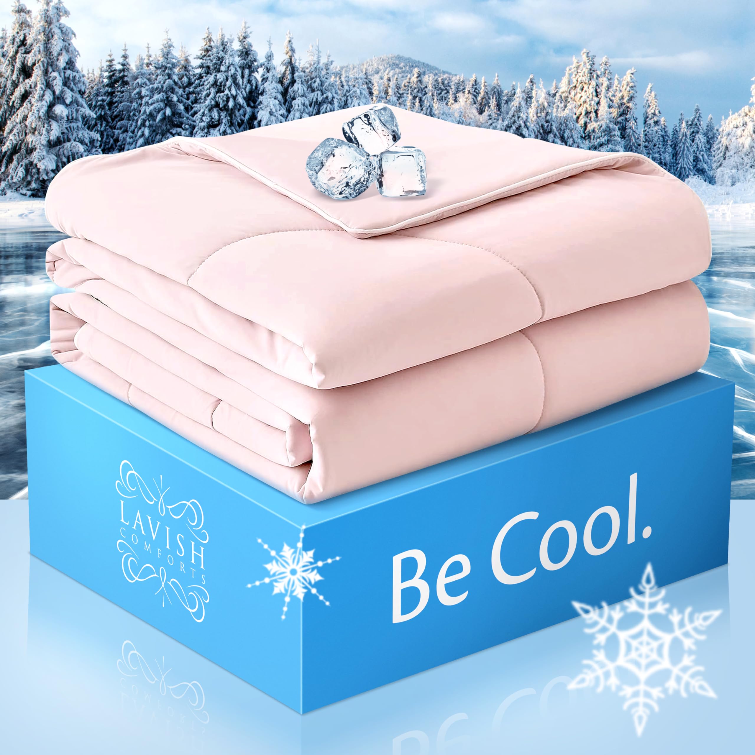 Lavish Comforts Cooling Comforter Twin Luxury Cooling Duvet