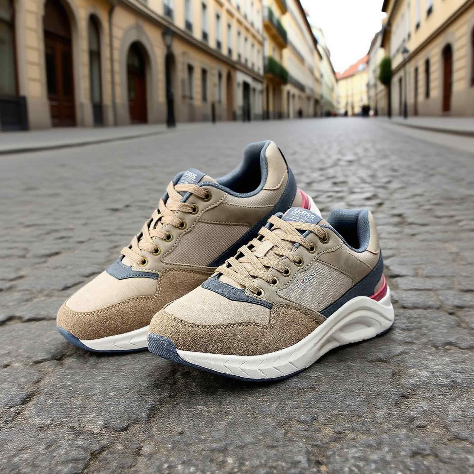Męskie trampki sznurowane buty miejskie buty turystyczne na co dzień skórzane buty do chodzenia sportowe