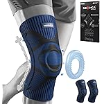 NEENCA 2 Pack Knee Braces for Knee Pain, Compression Knee Sleeves with Patella Gel Pad & Side Stabilizers, Knee Support for Meniscus Tear, Arthritis, Joint Pain, ACL, Runner, Workout- FSA/HSA APPROVED