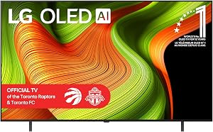 LG 65-Inch B5 OLED 4K Smart TV - α8 AI Processor 4K Gen 2, Alexa Built-in, 120Hz Refresh Rate, HDMI 2.1, G-Sync, FreeSync, VRR, WebOS 25 (OLED65B5PUA, 2025) (Renewed)