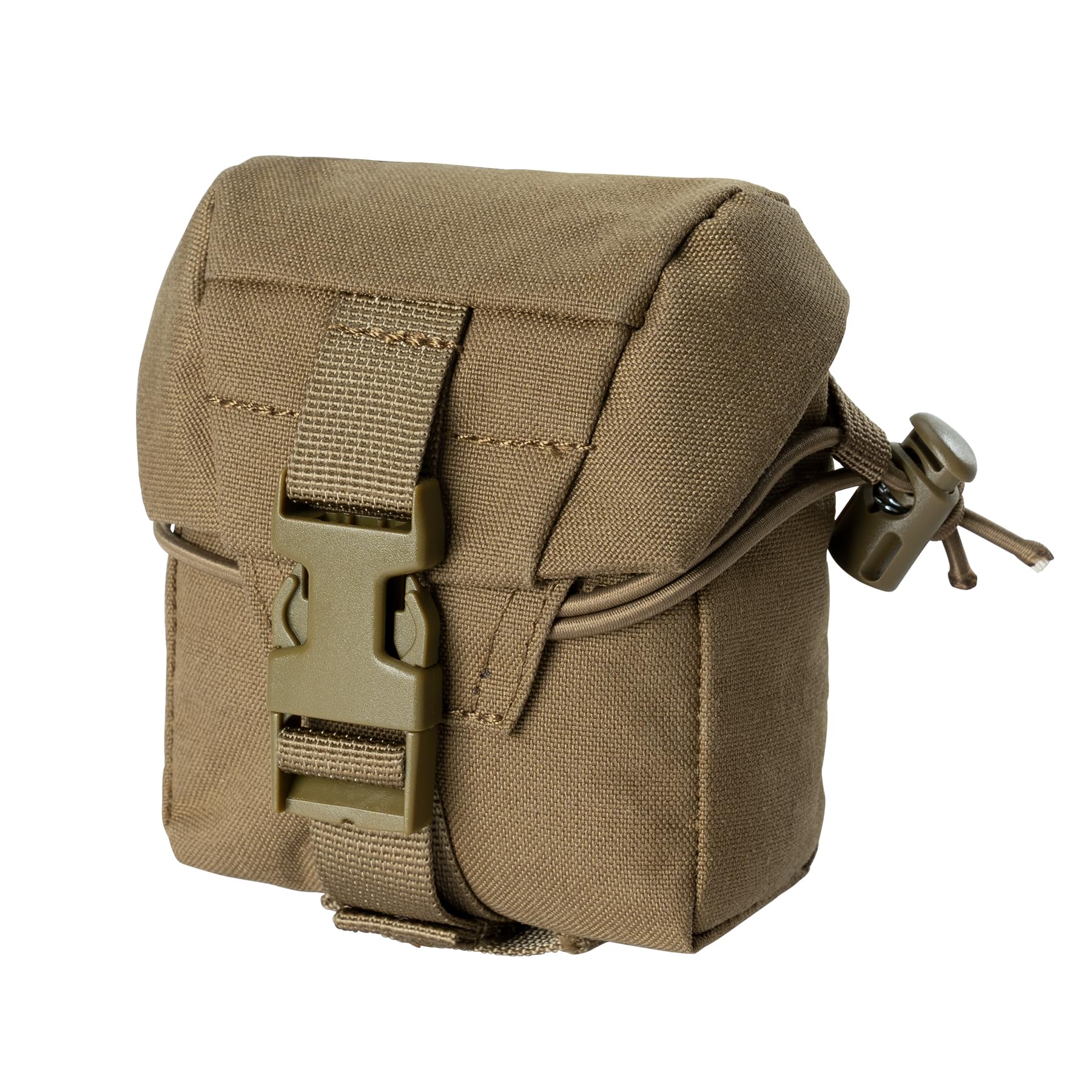 IDOGEAR Pochette de Grenades Tactiques Molle Pochette d'outils Ultility EDC Mini Sac de Rangement à la Taille avec Fonction Ajustable(Coyote Brown)