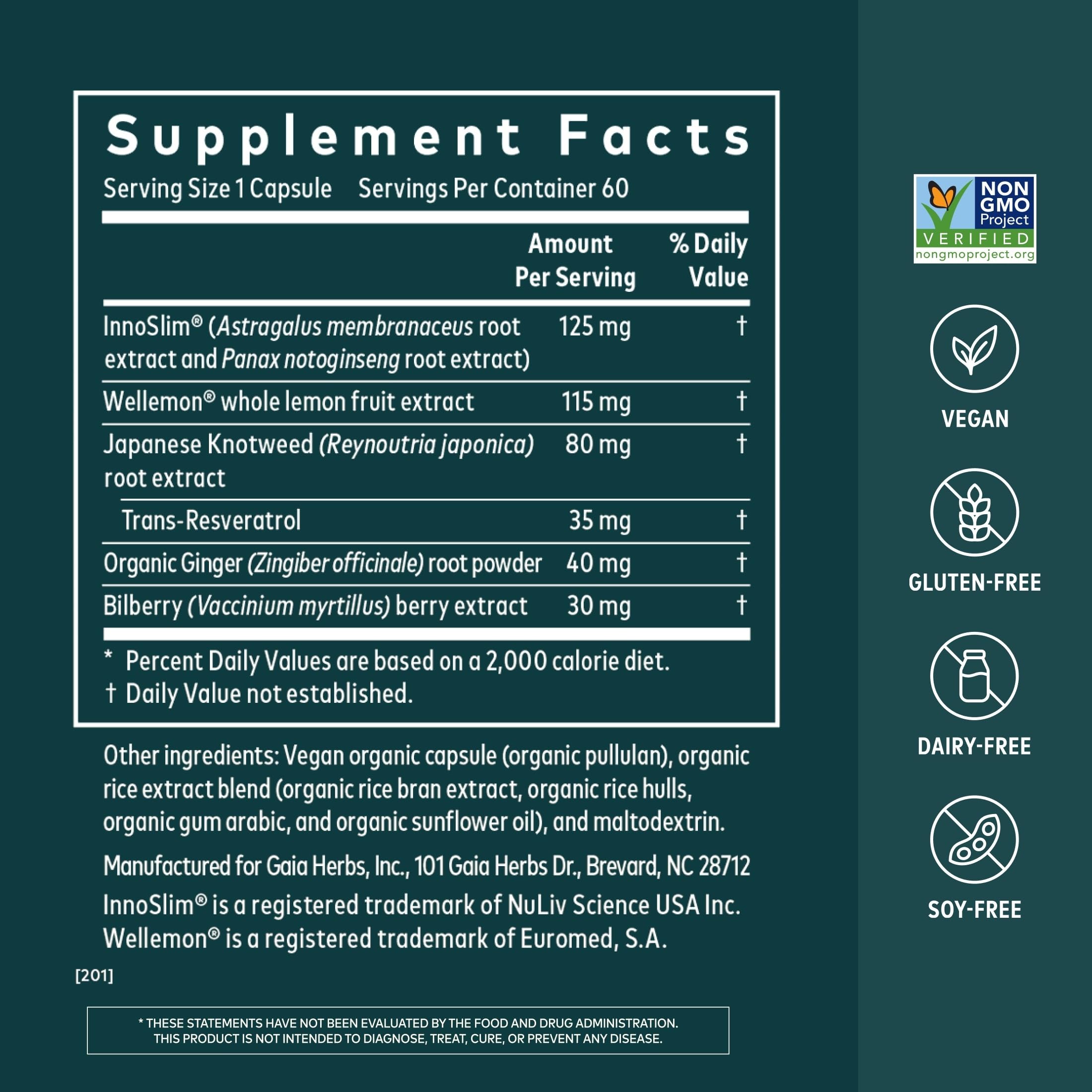 Gaia Herbs Metabolic Activator, 60 Vegan Capsules, 60 Servings — Amazon image 2
