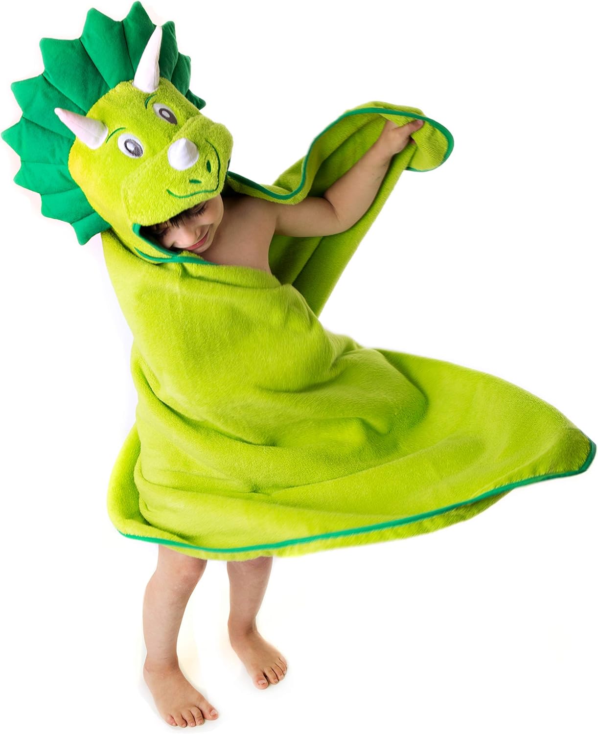 dinosaur hooded towel