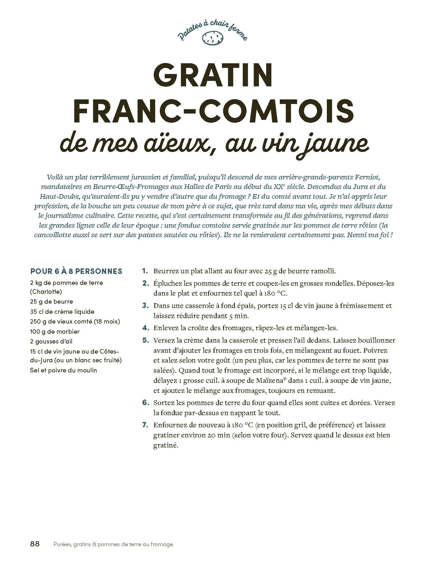 On veut des patates !: Mes recettes de famille cuisinées de générations en générations