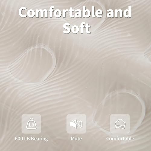 Miniatura 4 de FORITRUE Colchón de aire SUV, colchón de aire de coche de 10 pulgadas para SUV, colchón de cama de coche de camping con almohadas de bomba externas