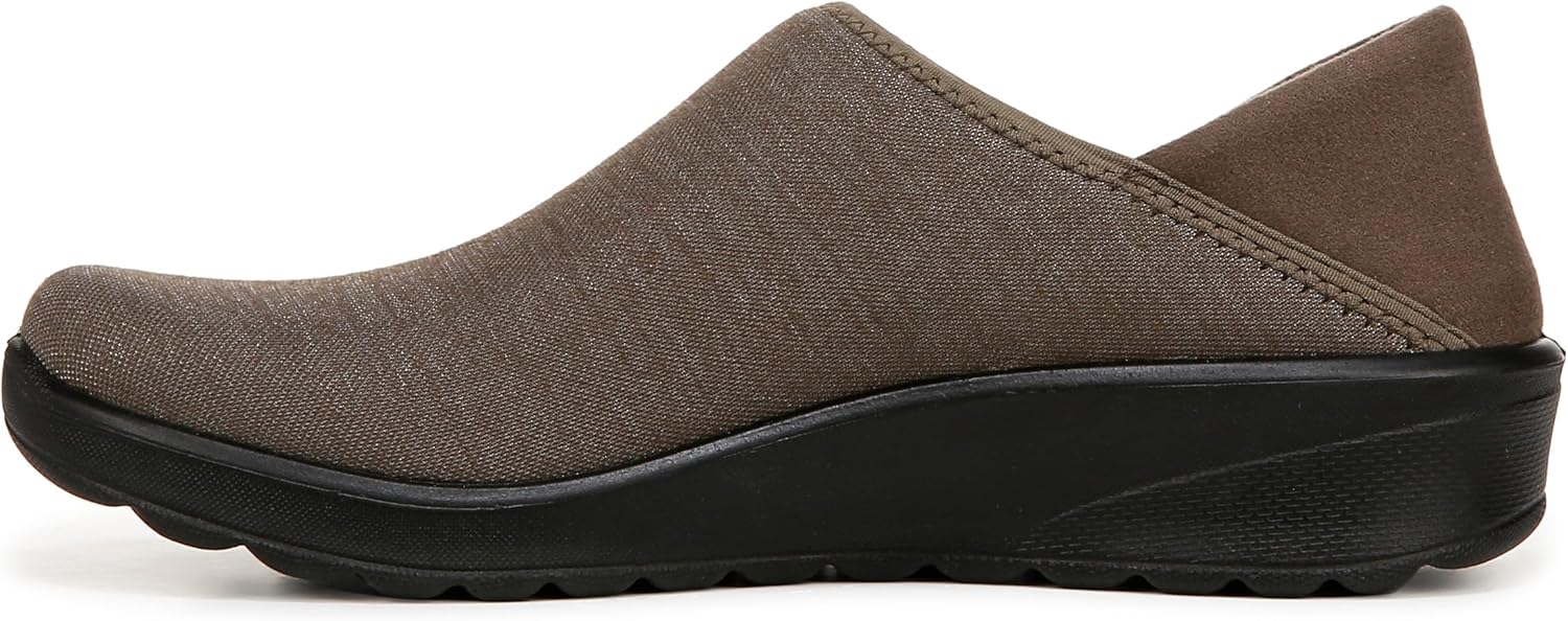 BZees Womens Getaway Slip On Hunter Green Shimmer 7.5 W - Image 9