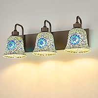 Vista 13 de zeyu Accesorios de Iluminación para Baño en Bronce Aceitado, Lámpara de Tocador de Baño de 2 Luces, Apliques de Pared Estilo Granja de 12.5 Pulgadas