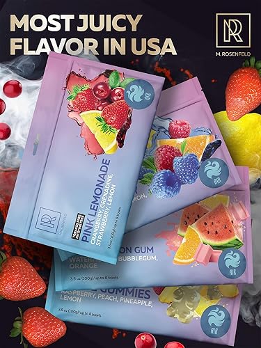 Miniatura 40 de Sabor a cachimba Blueberry Mint Herbal Blue Mist - 2.8 onzas - 2.82 oz de cachimba shisha sin tabaco melaza cachimba tabaco y nicotina Shisha sin