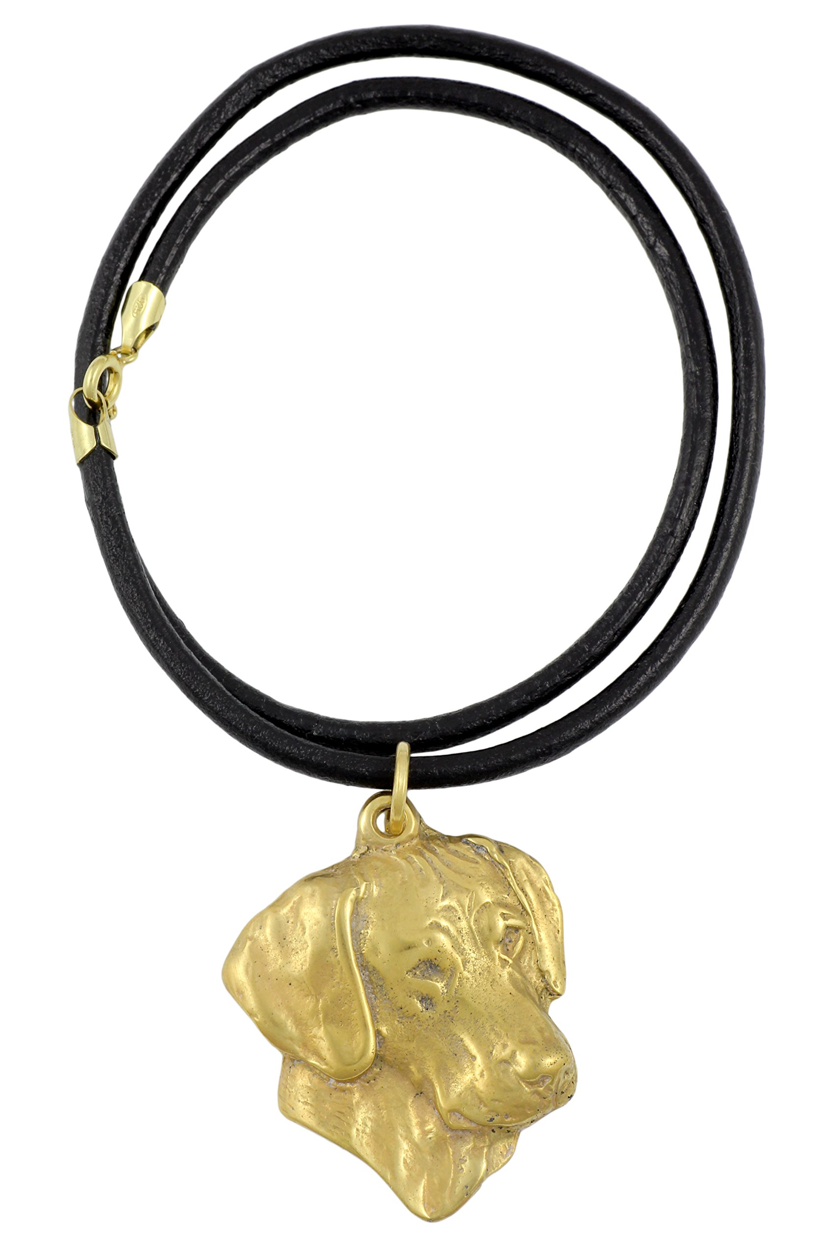 Art-Dog Collar para Perro Exclusivo con Chapado en Oro de 24 Quilates - Obra Maestra de Joyería Hecha a Mano para los Amantes de los Perros