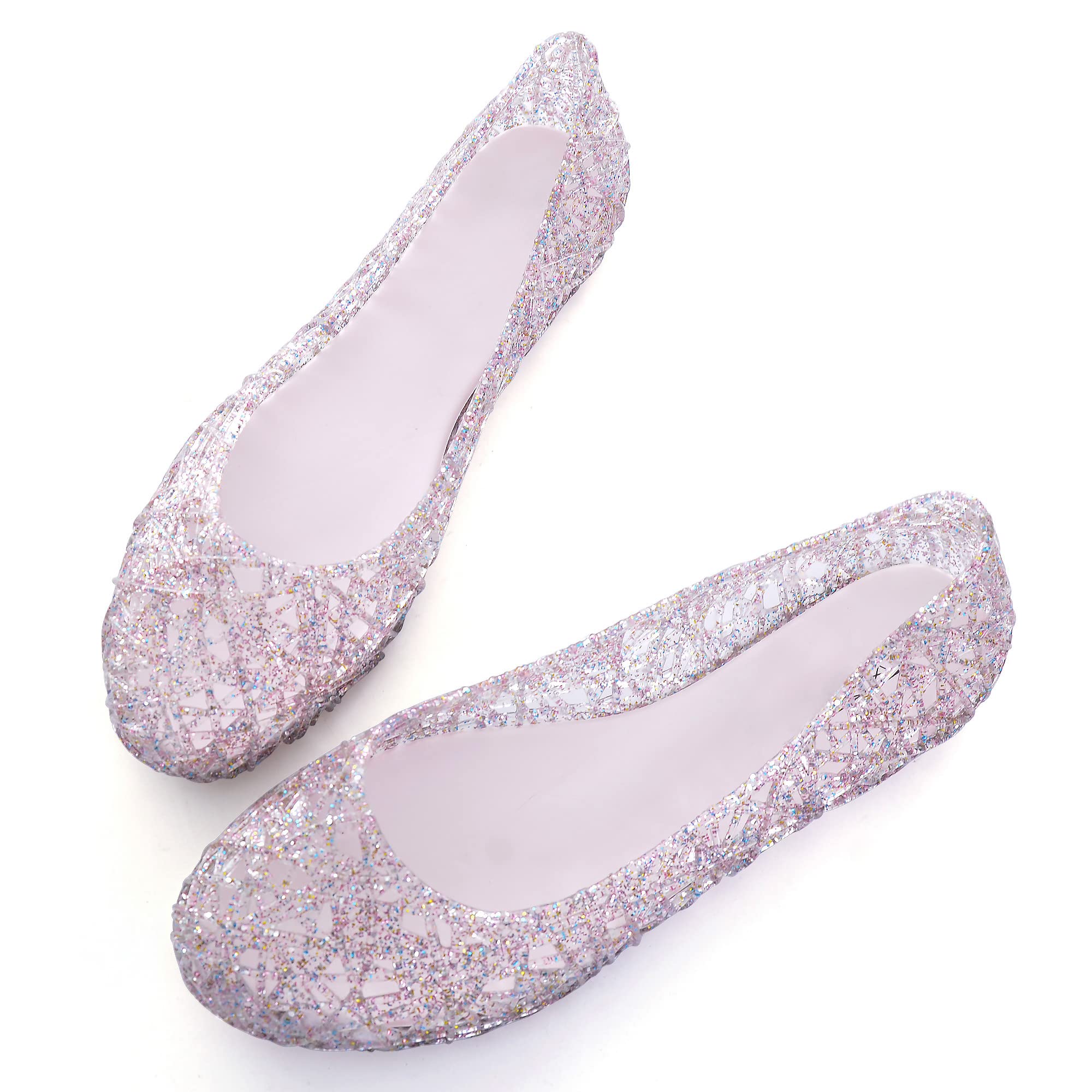 Dear Time Women Flat Heel Summer Beach Jelly Shoes