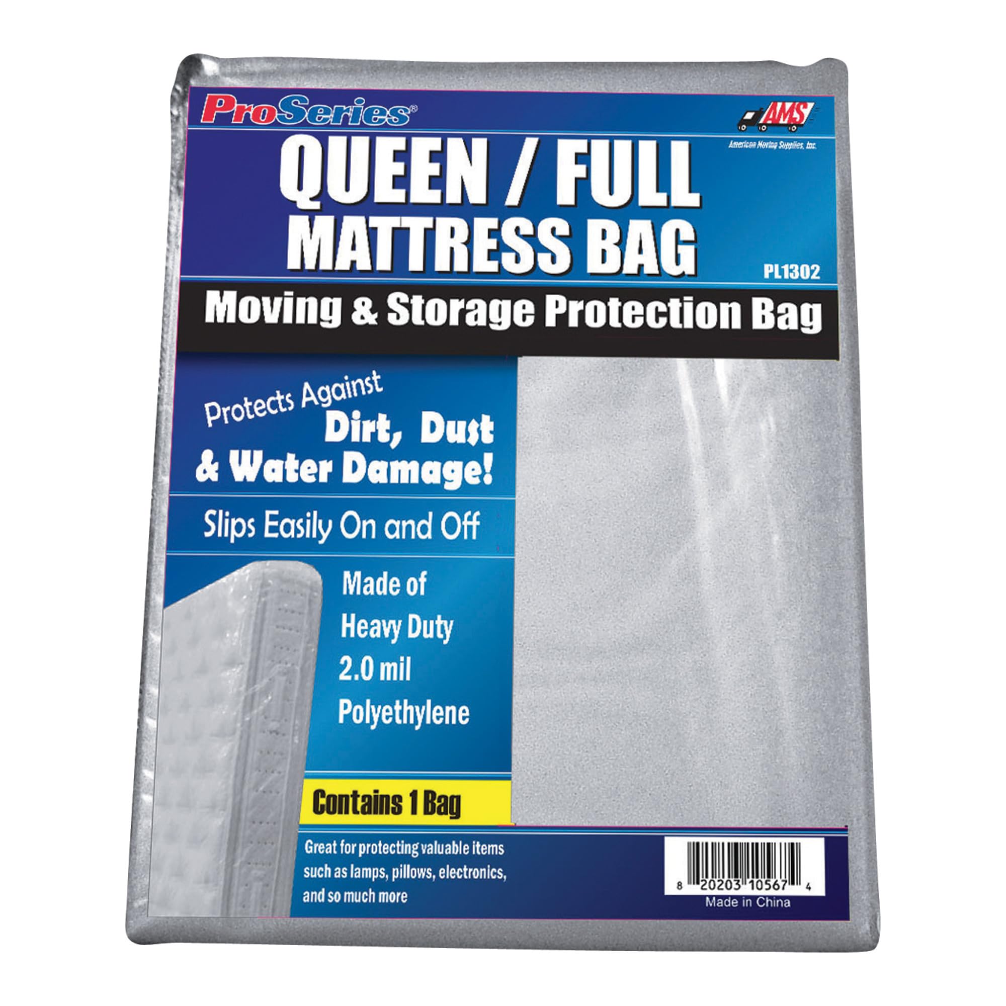 ProSeries Mattress Bag - Full/Queen size bed, Model# PI1302