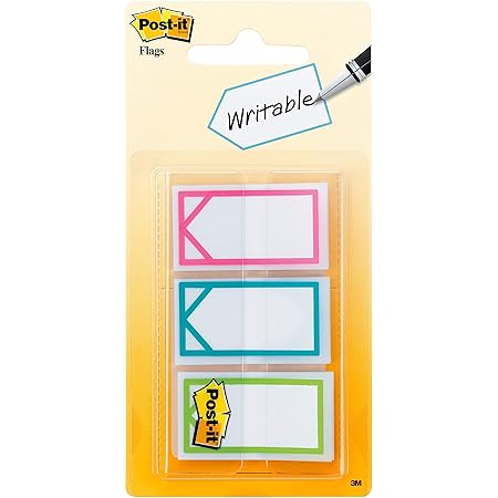 3M Post-it Flags With Dispenser 1/2 Wide Assorted Primary 3 Packs Mmm6835cf 3 - View #5