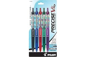 Precise V5 RT Deco Collection Refillable & Retractable Pilot Needle Tip Pens