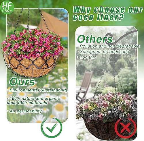 Miniatura 6 de Sustrato de fibra de coco HMHome para macetas. 2 unidades de 16 pulgadas., 4 piezas