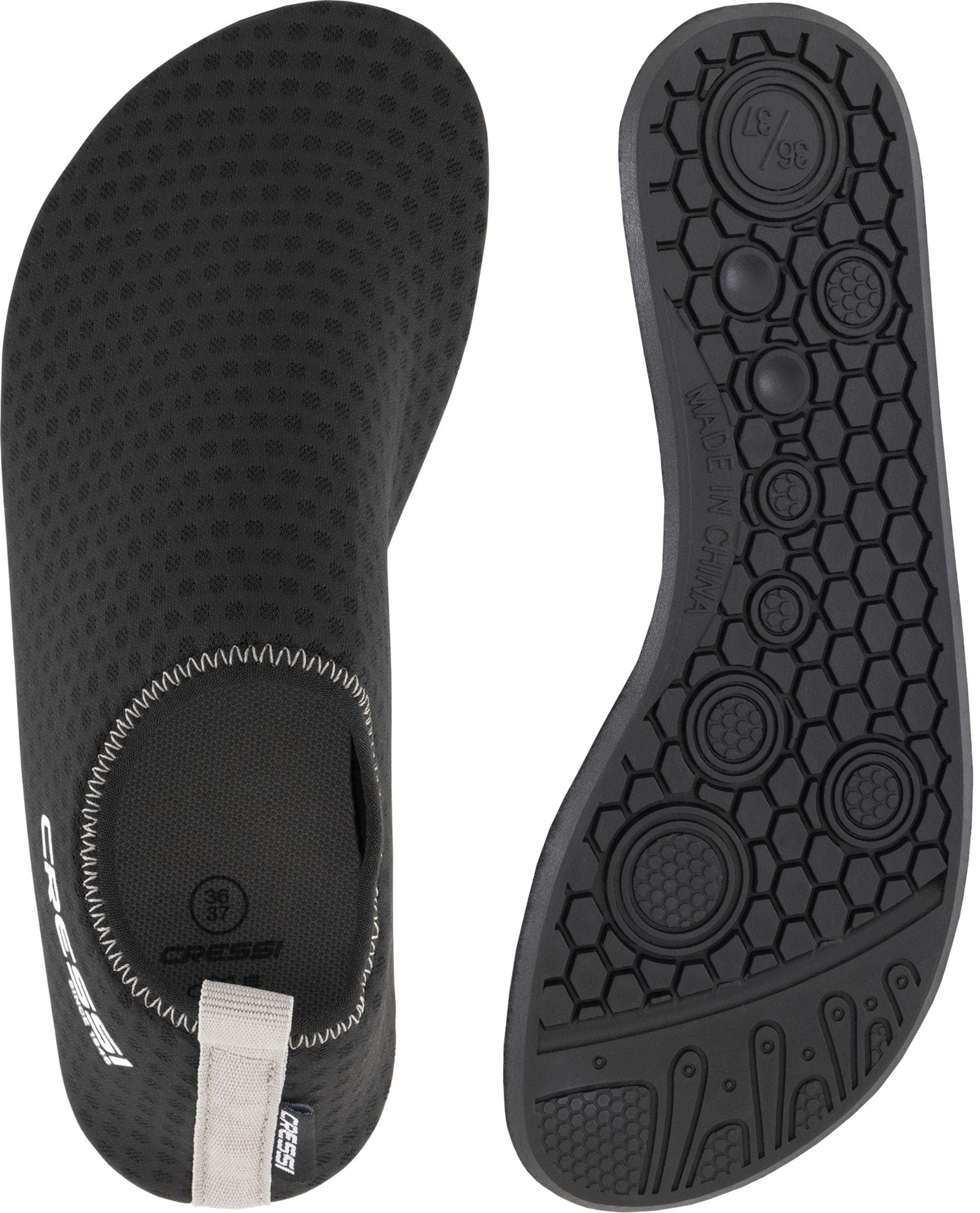 CRESSI seit 1946 - Tropea Aqua Shoes - Neue Damensocken für Schutz, Bewegungsfreiheit und Absolute Vielseitigkeit im Wasser, Entwickelt für Pool, Aber auch Perfekt für den Meer - Türkis - 40/41