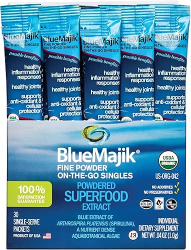 Miniatura 1 de E3Live Blue Majik On-The-Go-Singles, 30 unidades, 0.04 oz