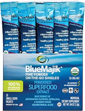 E3Live Blue Majik On-The-Go-Singles ، 30 Count ، 1 Gram