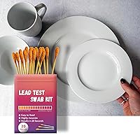 Vista 3 de AAwipes Lead Test Kit (20 Pcs Lead Check Swabs) Results in 20-Seconds by Using Water Only, No White Vinegar Required. Lead Test Strips for Home