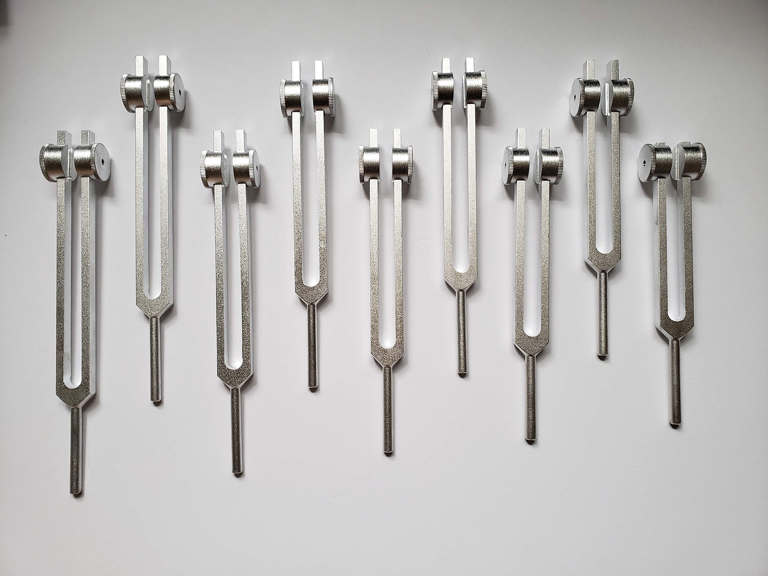 Yantra Sacred Solfeggio Weighted Set of 9 DNA Repair with Velvet Pouch and Mallet