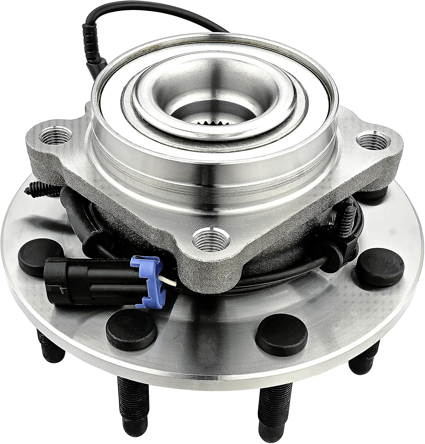 515098 Front Wheel Hub Bearing Assembly for 2007-2010 Chevy Silverado 2500/3500 HD, for GMC Sierra 3500/2500 HD, for 2008-2009 Hummer H2, Wheel Bearing Front Wheel Hub 8 Lugs W/ABS