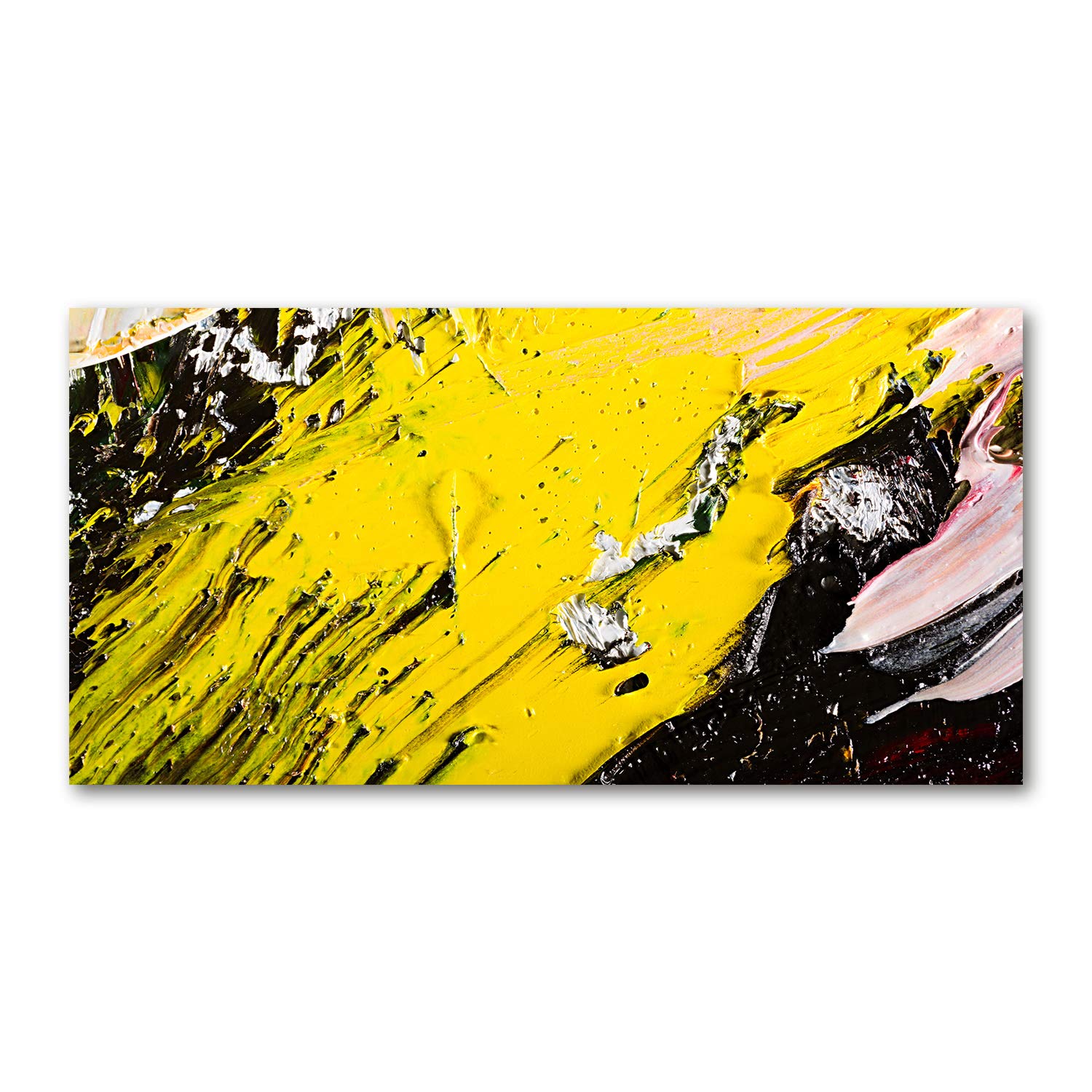Tableau de verre plastique texturé Tulup art abstrait haut de gamme