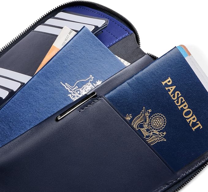 Amazon | [Bellroy] Travel Folio レザーパスポートウォレット - Black