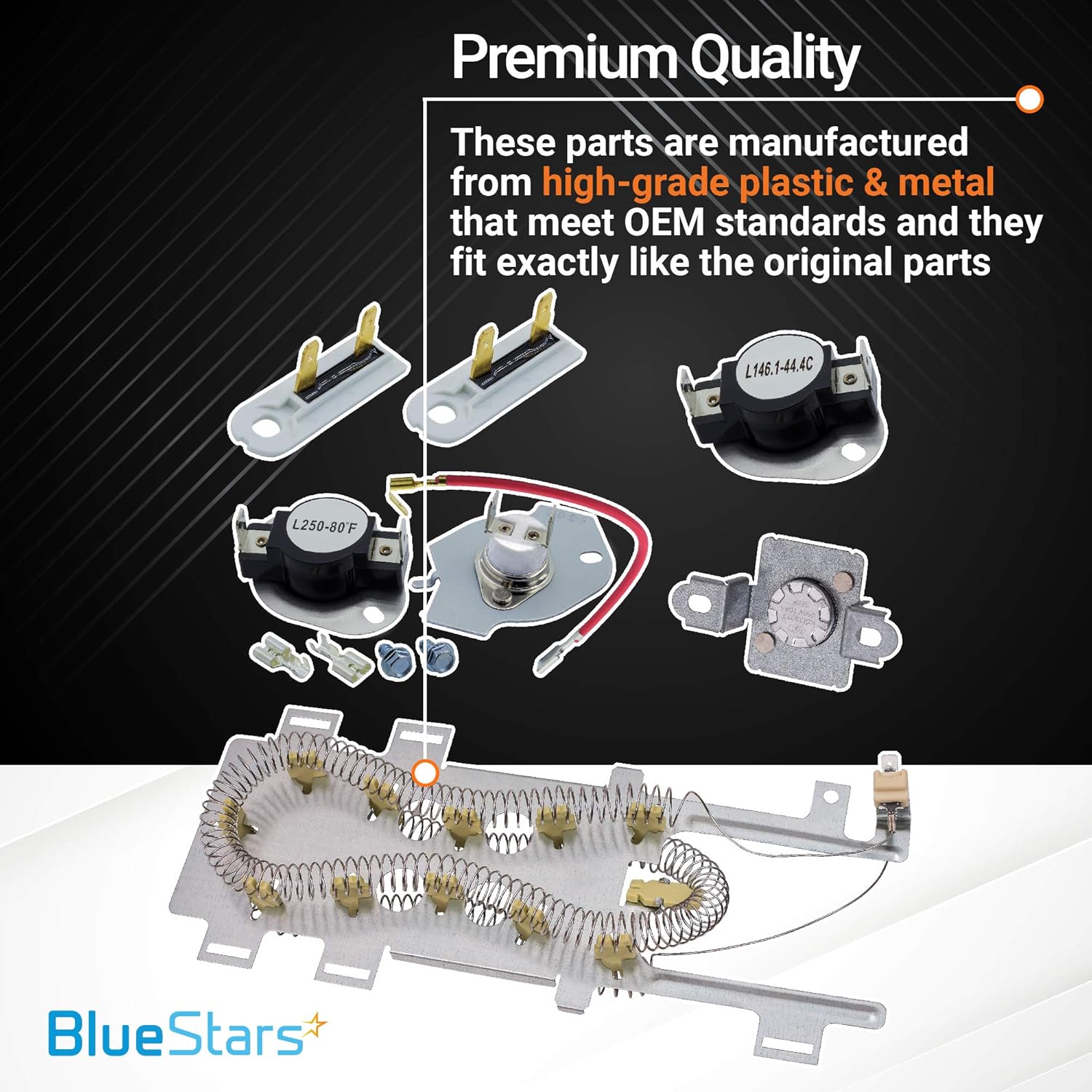 Buy 8544771 Dryer Heating Element, 279816 Thermal CutOff, 279973