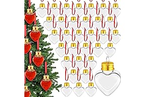 Patelai Christmas Ornaments: Food-Safe Glass Ornaments for Drinks