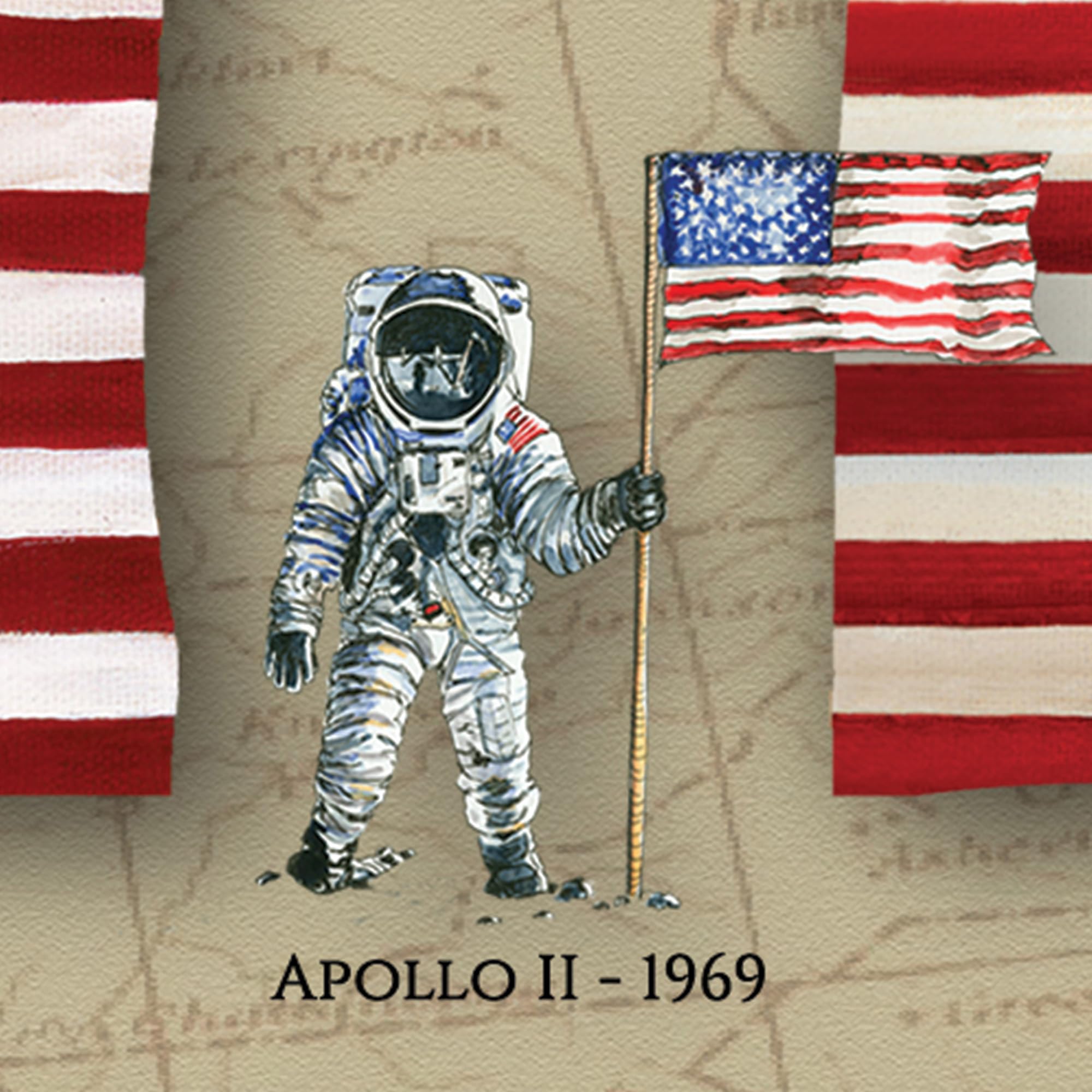 Amazon.co.jp: History of Old Glory フレーム入りアートプリント