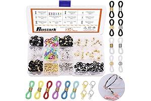 330 Pieces Eyeglass Chain Ends: Durable, Adjustable, and Versatile for Eyeglass Chains and Necklaces