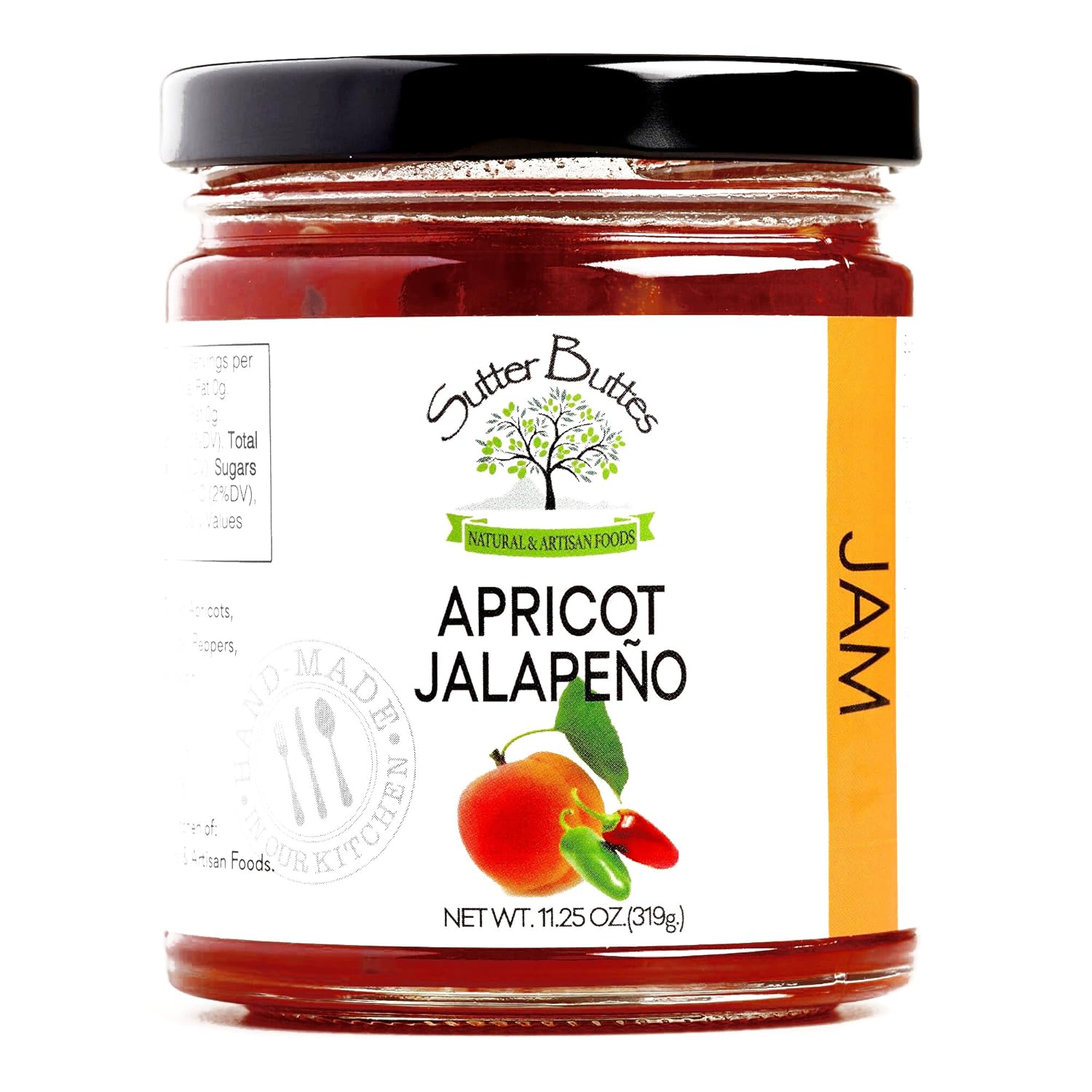 Sutter Buttes Apricot Jalapeno Jam 7 oz (1 Item Per Order