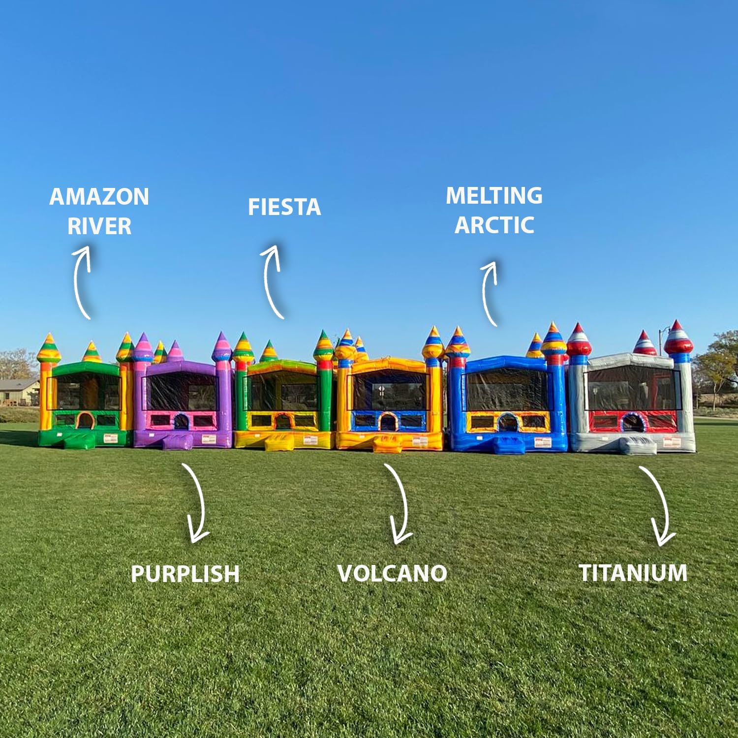 Amazon.com: JumpOrange 13'x13'x16' Amazon River Bounce House with