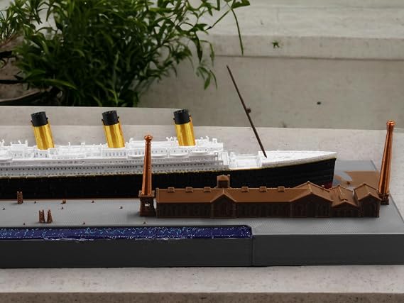 Titanic Dry Dock/Thompson Graving Dock Replica Harland & Wolff Shipyard Belfast Ireland 15 Inches in Length