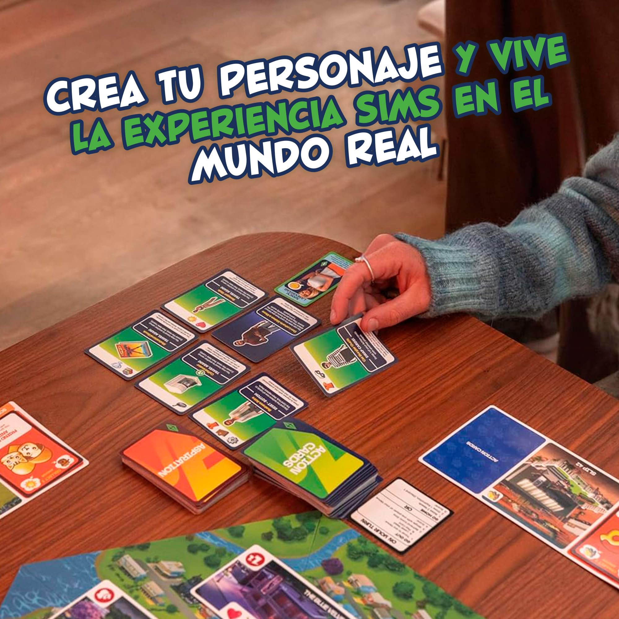 Bizak Los Sims El Juego de Mesa Oficial, Juego de Estrategia y Humor para recrear la Experiencia Sims, CREA tu Personaje y Cumple Objetivos, +12 años (64553864)