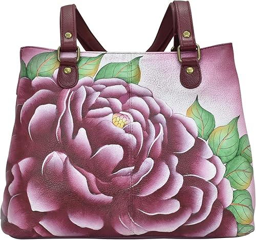 Anna by Anuschka - Bolso de hombro con diseño de piel auténtica