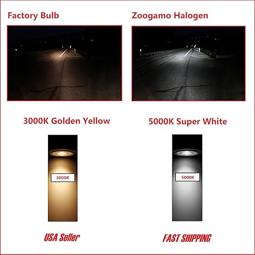 Miniatura 5 de 9004  HB1 - Bombillas halógenas de xenón para faros delanteros, par de bombillas de repuesto de 12 voltios, 100 W, 3000 K, color amarillo dorado