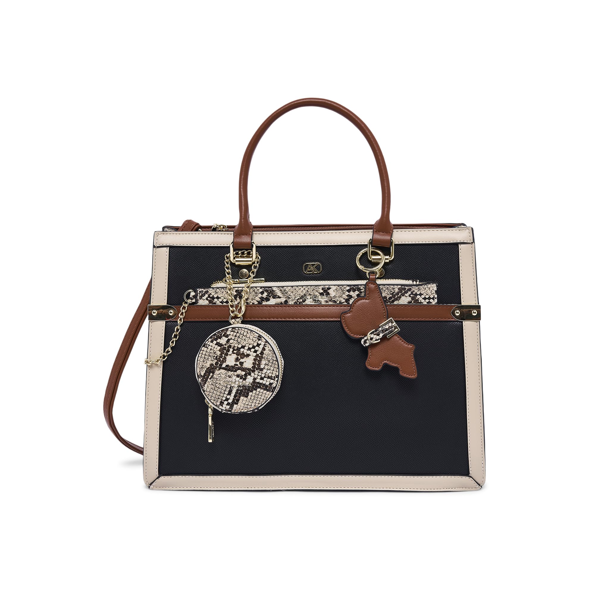 London Women's Beverley Large Satchel Handbag | Satchel Bag for Work | Ladies purse | Stylish Shoulder Bag | Gift For Women-image-13