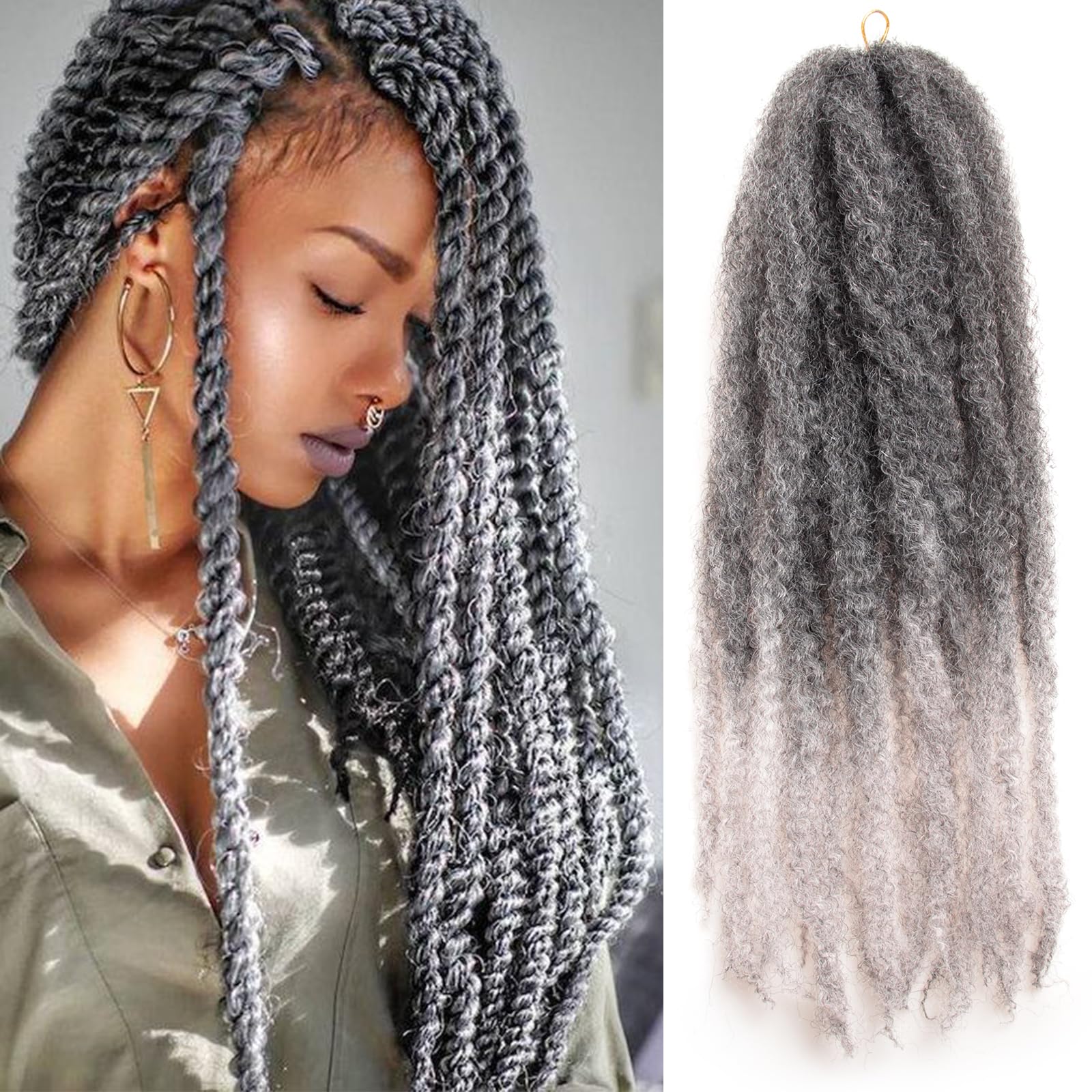 Amazon.com : 8 Packs Marley Twist Braiding Hair 24 Inches Marley