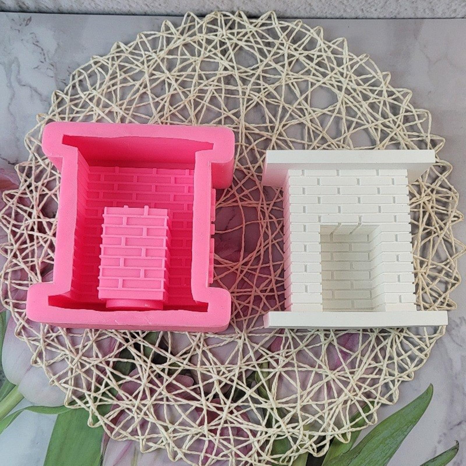 Stampo Per Candeliere Caminetti Europei Stampi Portacandele Creativi Stampo In Silicone Flessibile Caminetti Europei Matrimoni Artigianali In Resina Gesso