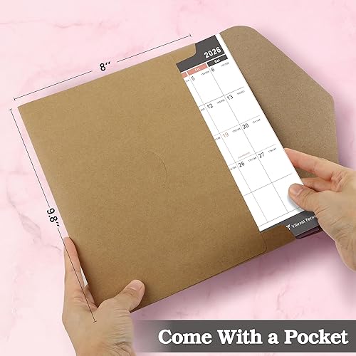 Miniatura 6 de Vibrant Focus Calendario 2023-2024 - Calendario de pared 2023 2024 desde julio de 2023 a diciembre de 2024, calendario de 18 meses con papel grueso