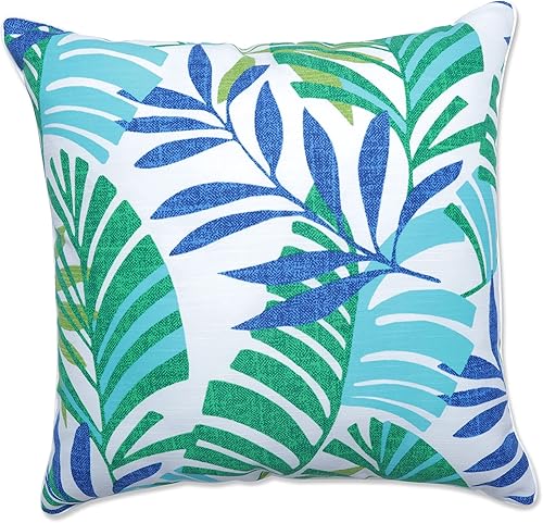 Vista 83 de Pillow Perfect Almohadas lumbares para exteriores/interiores, 11.5 x 18.5 pulgadas, azul marino Delray, 2 unidades Azul Delray Navy