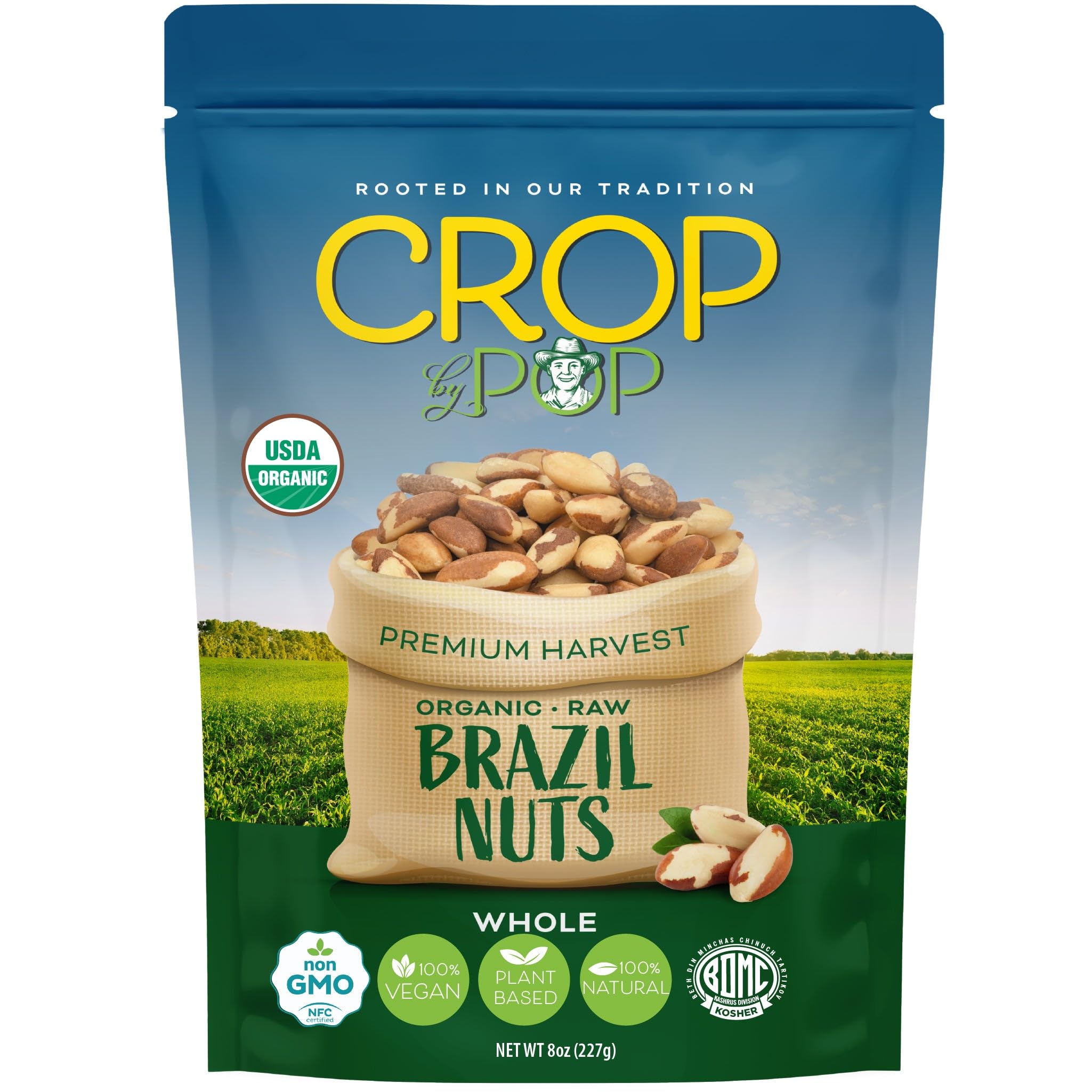 Crop By Pop Organic Brazil Nuts
