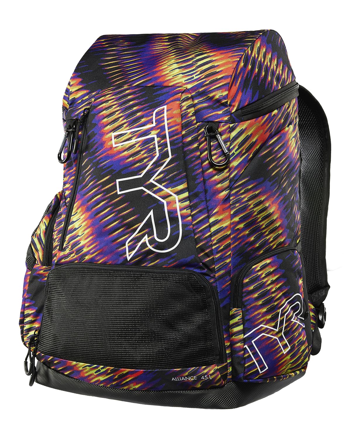 Alliance Backpack TYR Wet/Dry Athletic Gym and Pool Bag for Men and Women - Separate Wet/Dry Compartments, 45L Capacity, Ergonomic, Water-Resistant - Available in Team Colors