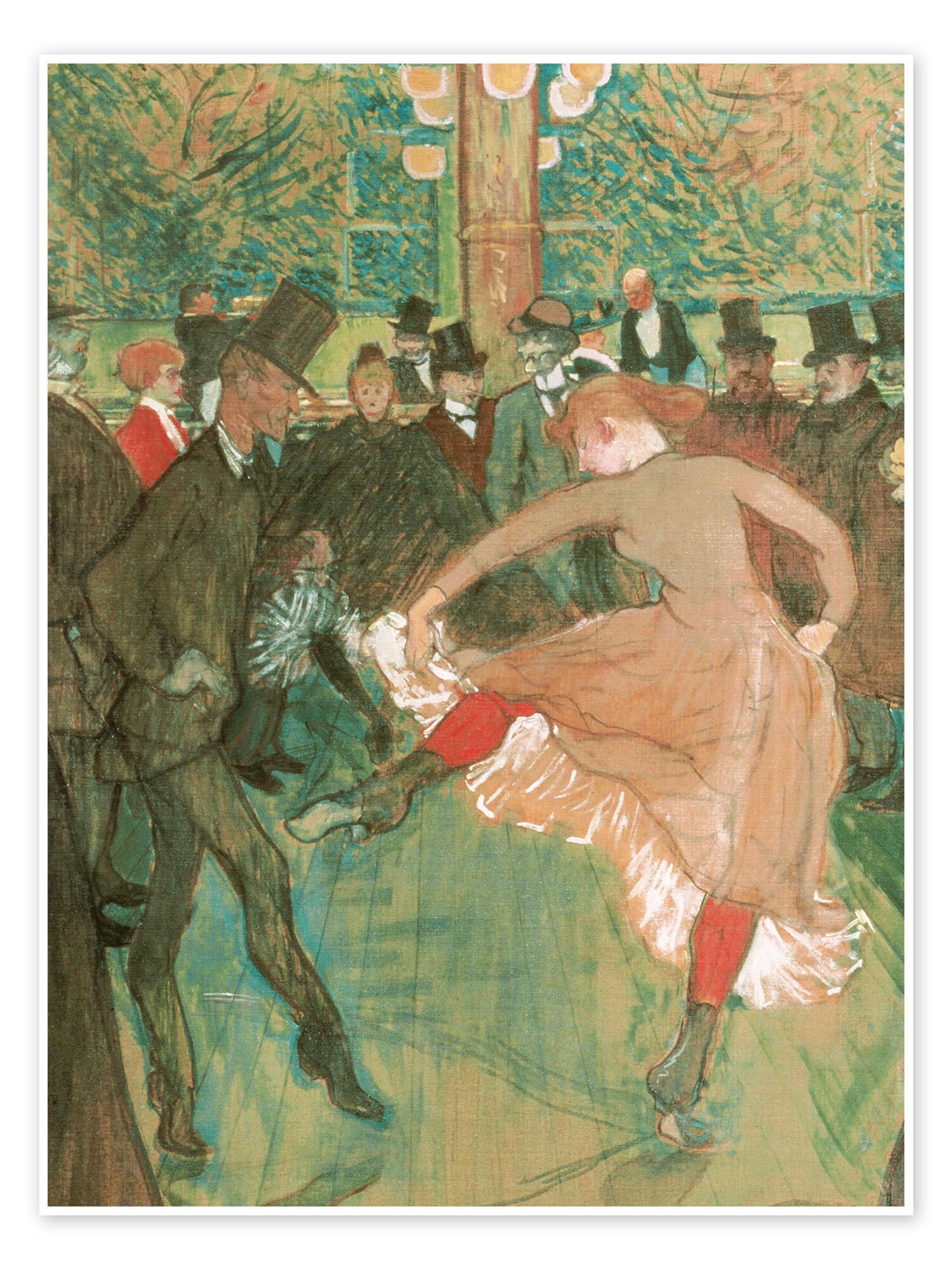 Dancing the Cancan Plakat