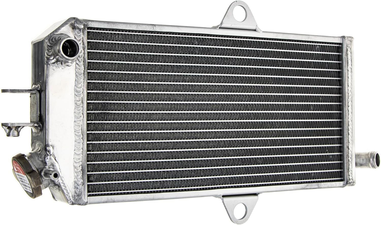 NICHE Aluminum Radiator for Suzuki Quadracer 250 17710-19A00 2 Row with Cap